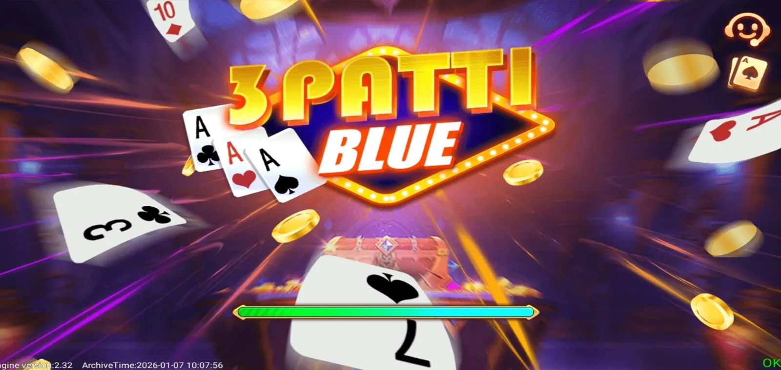 3 Patti Blue Main Deck